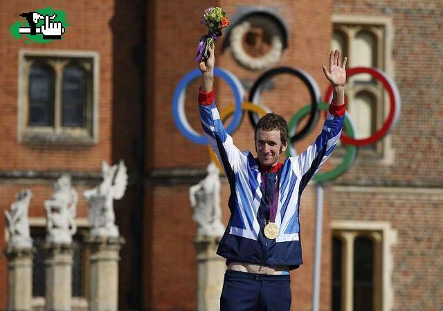 Wiggins gana el oro en la crono de los JJ.OO de Londres.
