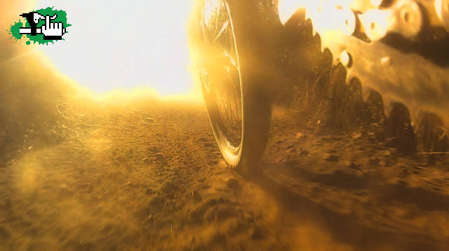 Riding through the light