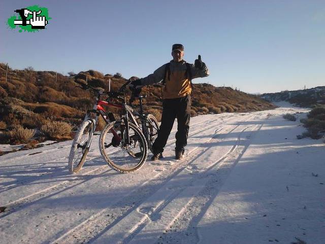 un poco de nieve