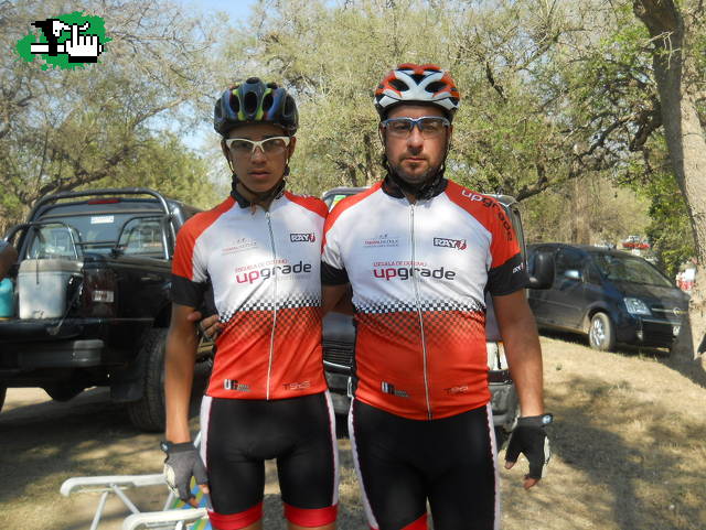 minutos antes de largar el desafio del camino real 2012...