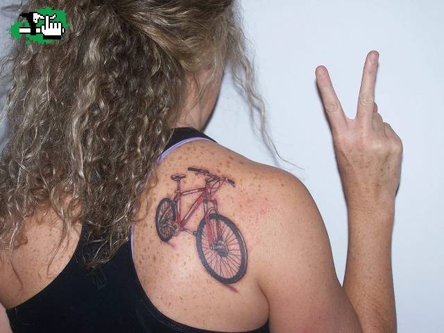 Llevo la bici en mi piel