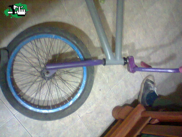 aqui la horquilla doblada