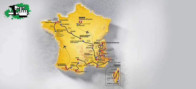Recorrido tour de france 2013