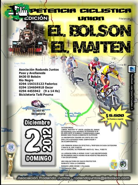 Competencia Ciclistica Union El Bolson El Maiten