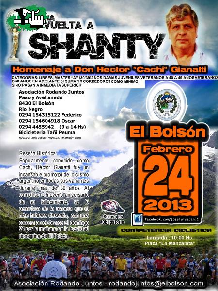 9 edicion Vuelta Shanty Homenaje  Don Hector " Cachi " Gianatti