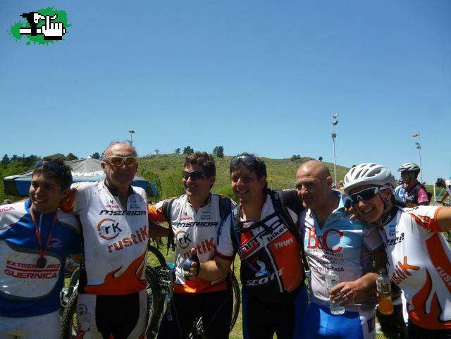 Con Mi hijo y amigos en el Rally de Tandil