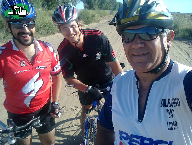 A rodar al ripio de Caldenes.