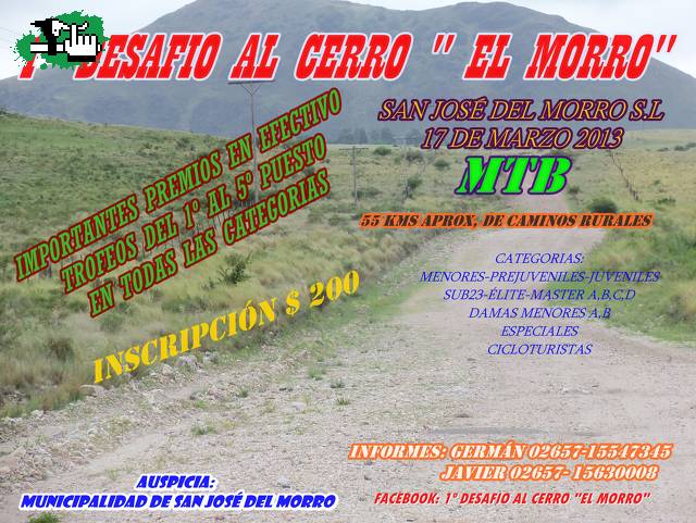 1 DESAFIO AL CERRO "EL MORRO"