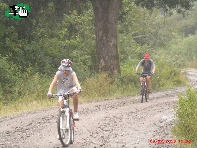 una salida bajo la lluvia!