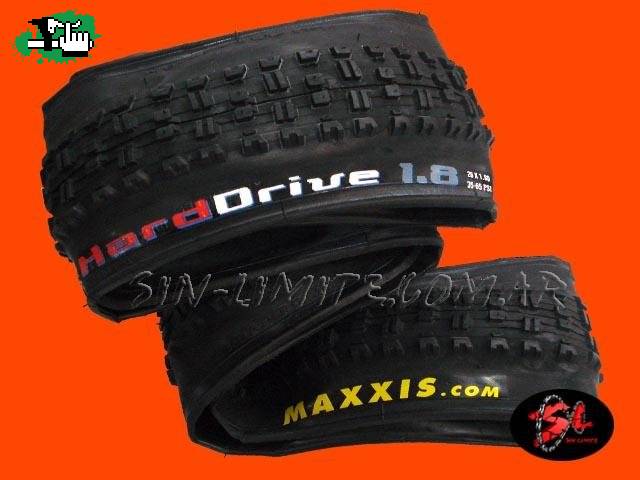 Cambio Maxxis Hard Drive 1.8 kevlar por cubiertas 2.1