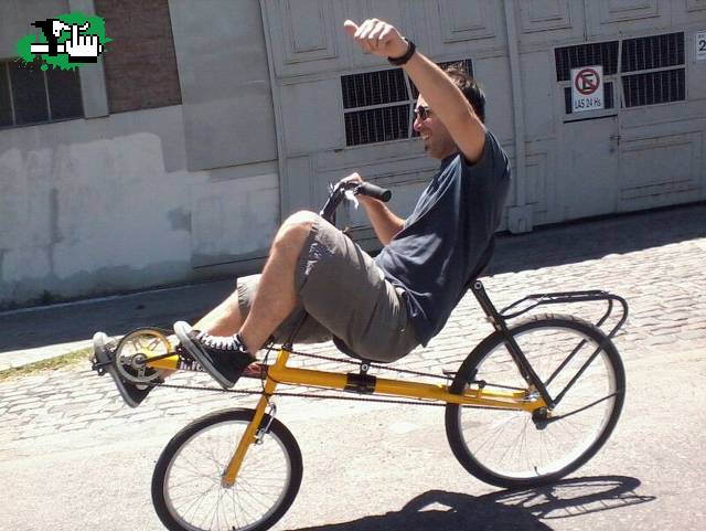 Recumbente Riveck Bike, en Rosario