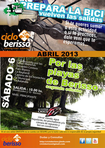 CicloBerisso - Playas de Berisso