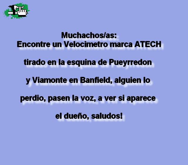 A VER SI APARECE EL DUEÑO!