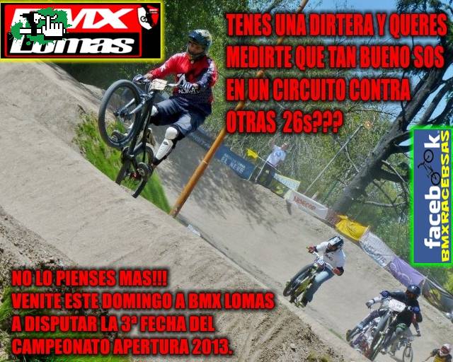 3 FECHA EN BMX LOMAS