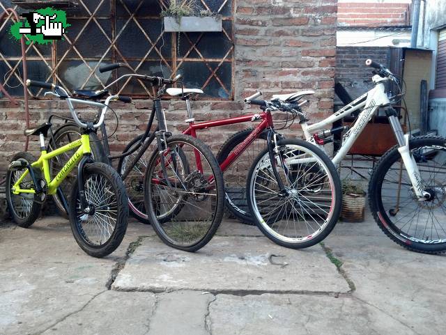 mis cuatro bikes!!!