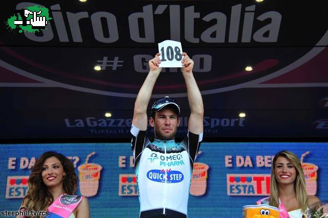 Giro de Italia 2013...Gana Mark Cavendish la Etapa 6. (169 km.)
