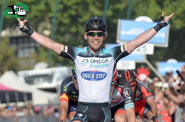 El mortífero Sprint de Cavendish de esta tarde en el Giro...Etapa 6.