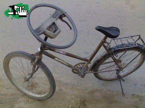 Mi Bici tiene Volante y que jajaj