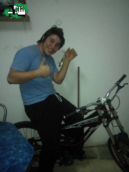 mi bici y mi tutor,jajaja