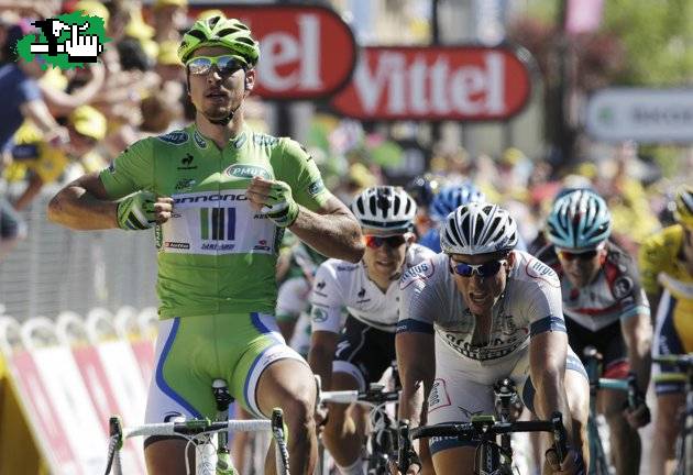 100º Tour de Francia 2013...Etapa 7.(205 km).Gana eslovaco Peter Sagan...Líder: Daryl Impey.