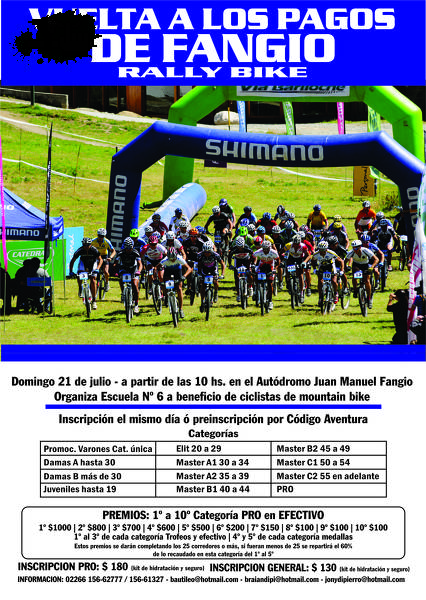 carrera rally bike , balcarce 21 de julio