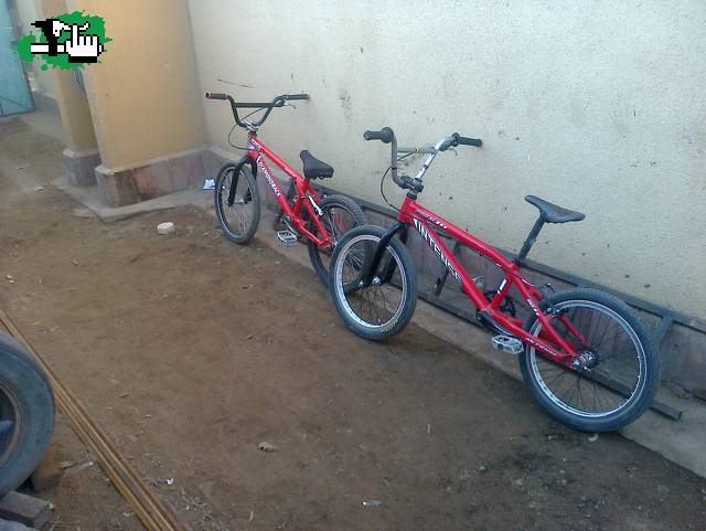 las bikes de bicicros de mi hermano y la mia en Santa Rosa, La Pampa, Argentina