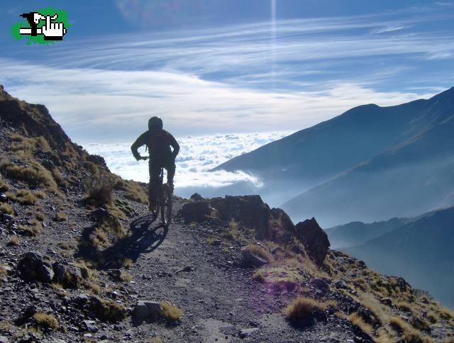 primer descenso en bici del cero chani en Humahuaca, Jujuy, Argentina