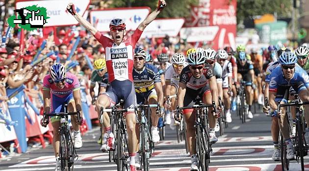 Vuelta a Espaa 2013...Etapa 6...Gana Michael Morkov...Lider: Vincenzo Nibali.