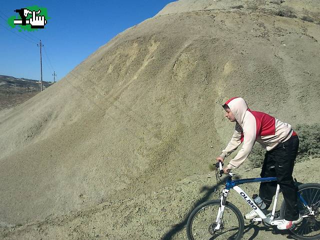 Descendiendo con mi nueva bici !!