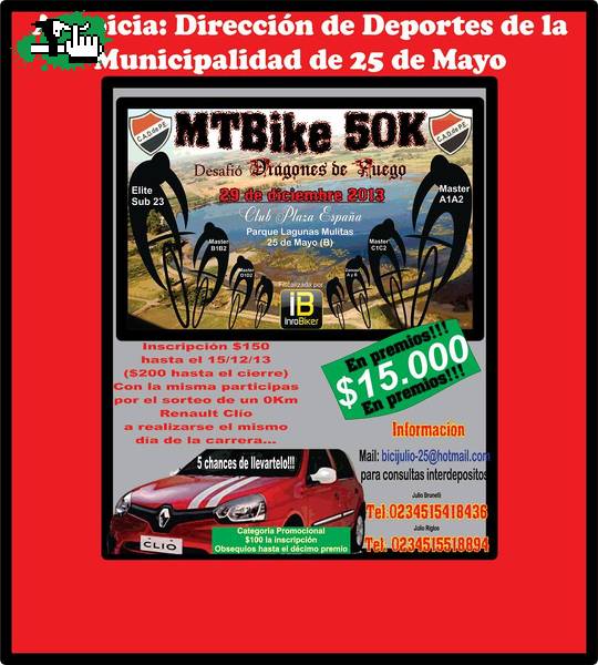 RURAL BIKE $15.000 EN PREMIOS