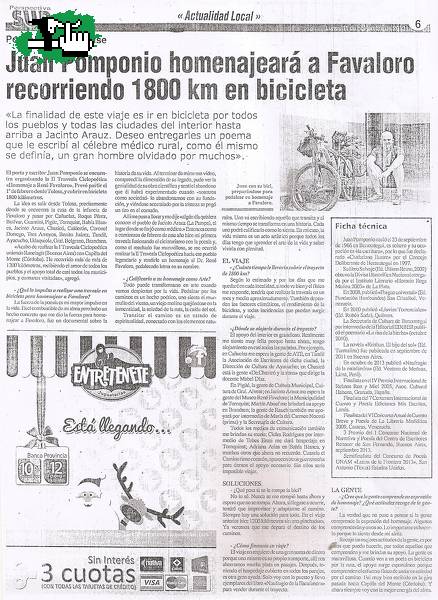 ENTREVISTA DEL DIARIO "PERSPECTIVA SUR" (QUILMES)