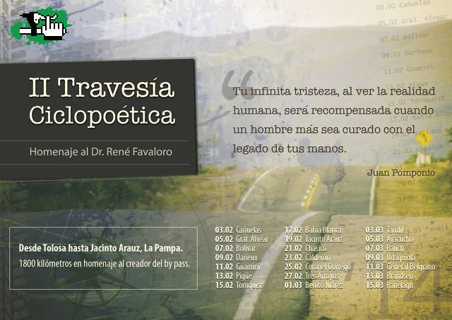 II TRAVESA CICLOPOETICA "HOMENAJE DR. R. FAVALORO"