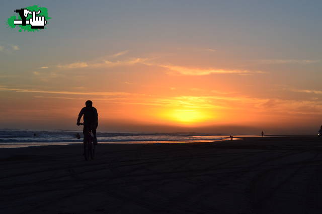 Tarde de bici en la playa