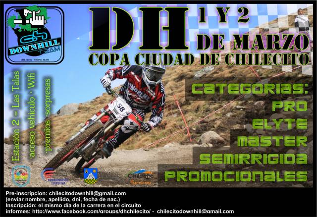 Carrera DH  en Chilecito, La Rioja, Argentina