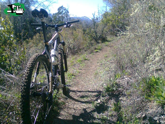 the single track en , Neuqun, Argentina