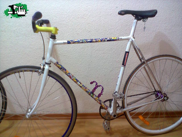 mi fixie en Mar del Plata, Buenos Aires, Argentina