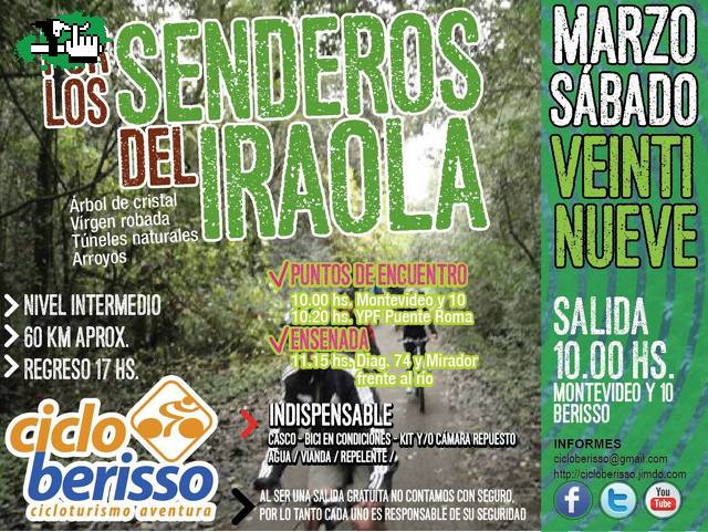 CicloBerisso - Senderos del Iraola