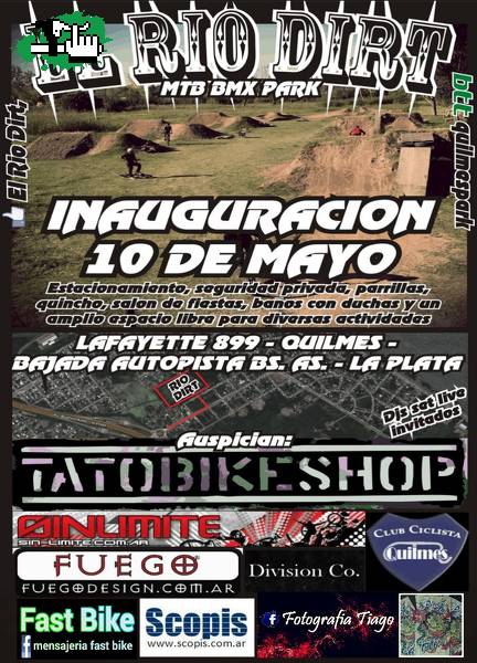 10 de mayo explota El Rio dirt