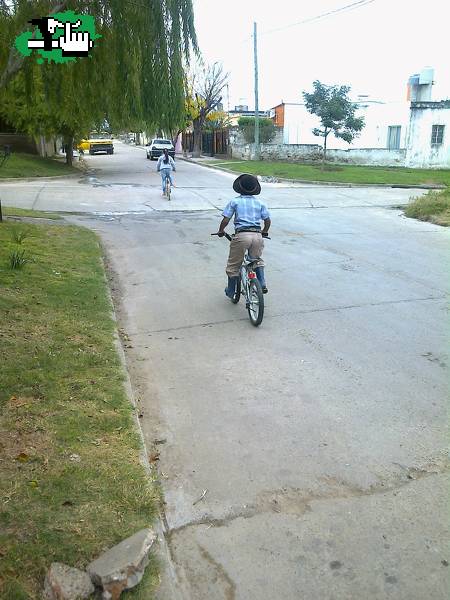 cambiando al caballo por la bici !!!!