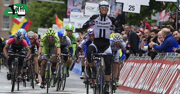 Giro de Italia 2014 en Belfast-Irlanda...Gana el alemán Marcel Kittel...Líder: Michael Matthews.