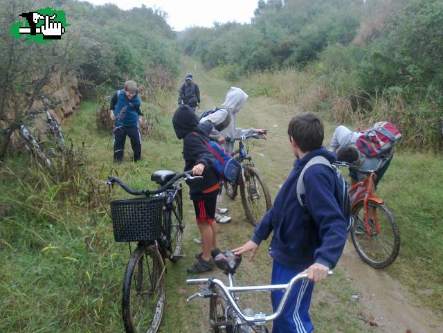 No falto comida para los nuevos ciclistas!