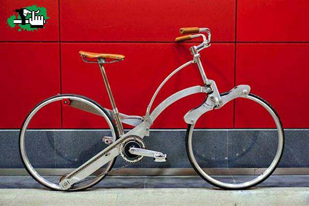 Storing: la bicicleta plegable del tamao de un paraguas en Escobar, Buenos Aires, Argentina