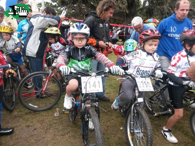 El bikercito en la largada de Mini Rio Pinto 2014