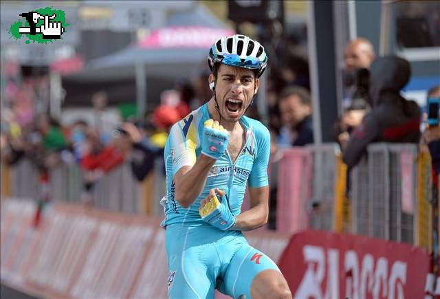 Giro de Italia 2014...Etapa 15 de 21...Gana italiano Fabio Aru... Lder: Rigoberto Urn