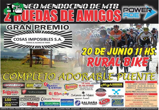 Torneo Mendocino de MTB (20 de Junio de 2014) en Lujn de Cuyo, Mendoza, Argentina