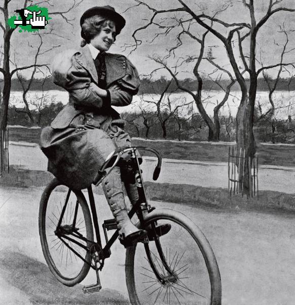 Cara de bicicleta, la enfermedad ficticia para disuadir a las mujeres del siglo XIX de andar en bi