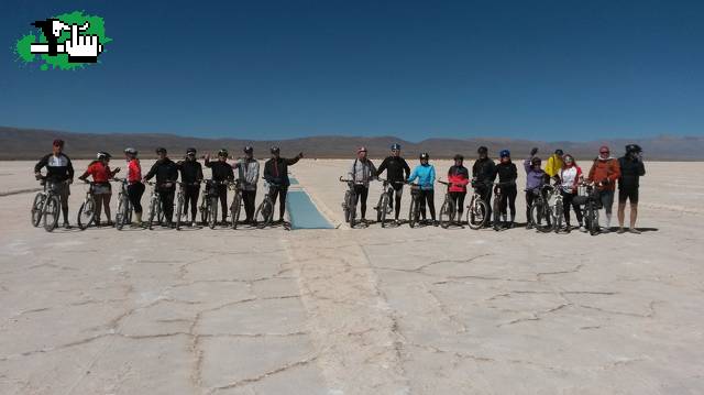 Pedaleando en las salinas