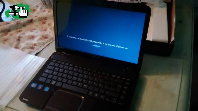 Permuto Notebook Toshiba i5 4gb 640gb win7 Por bici de ruta o tria mismo valor