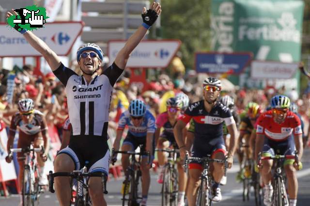 Vuelta a España 2014...Etapa 4...Gana alemán Degenkolb... Líder: Matthews.
