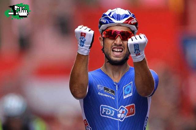 Vuelta a Espaa 2014...Etapa 8...Gana francs Bouhanni...Lder: Valverde.